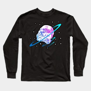 Space Skull Long Sleeve T-Shirt